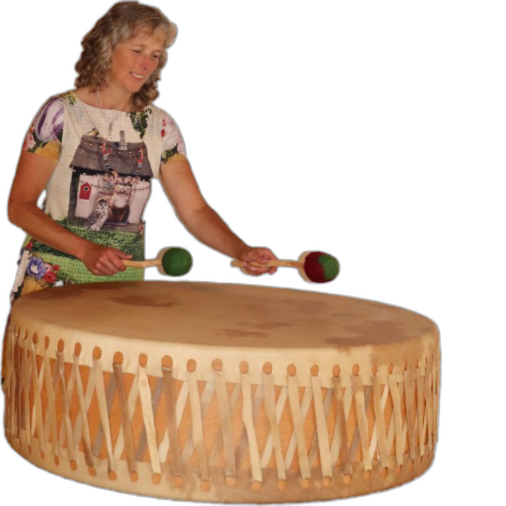 Heike mit der Trommel